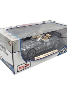 MAISTO Special Edition 1:18 Mercedes-Benz SL 65 AMG Black Diecast Model Car NIB